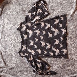 H&M Bird shirt